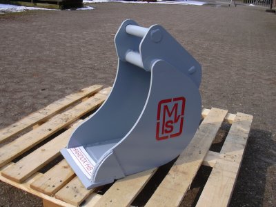 MVS Tieflöffel Baggerlöffel MS01 Schnittbreite 30cm - Diverse Größen vorhanden