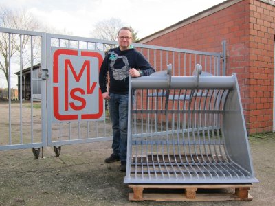 MVS Gitterlöffel für 14to Bagger